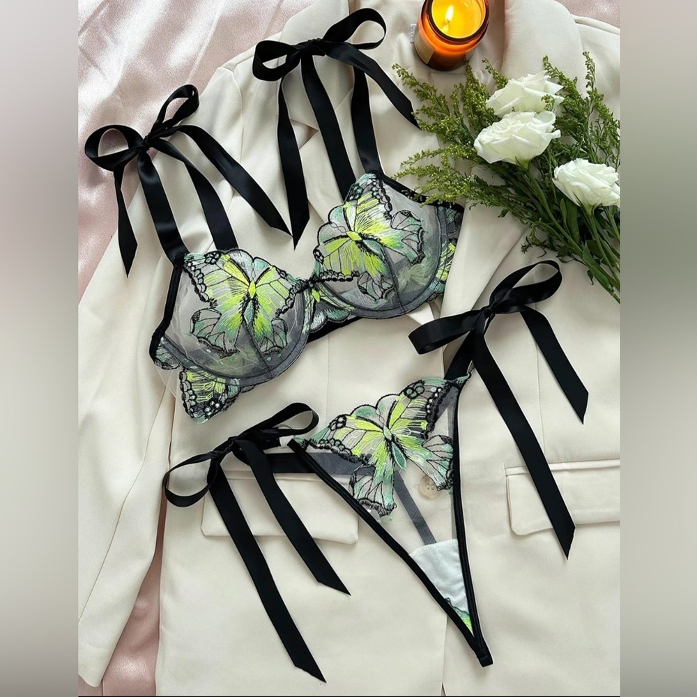 Butterfly Lingerie Set